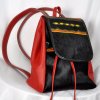 Bolso Morral Eduardo XX Rojo y Negro Mediano