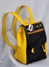 Bolso Morral Eduardo XX Amarillo y Negro Peque�o