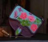 Carriel Tallado Rosas -Morado #8